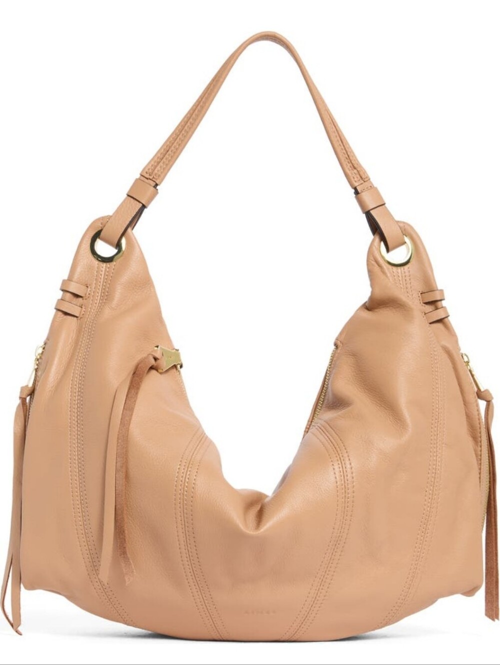 NWT AIMEE Galaxy Nude Leather Hobo Bag